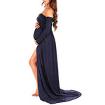 Off Shoulder Maternity Photoshoot Gown - Mommylicious