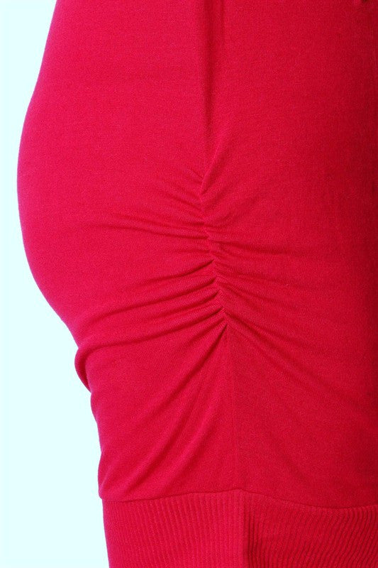 3/4 Sleeve Everyday Plus Maternity Dress - Mommylicious
