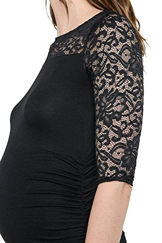 Ruched Bodycon Maternity Dress - Mommylicious