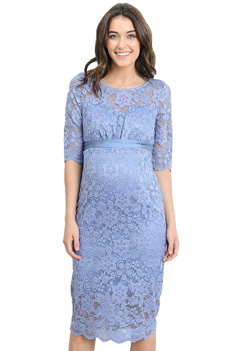 Floral Lace Maternity Dress - Mommylicious
