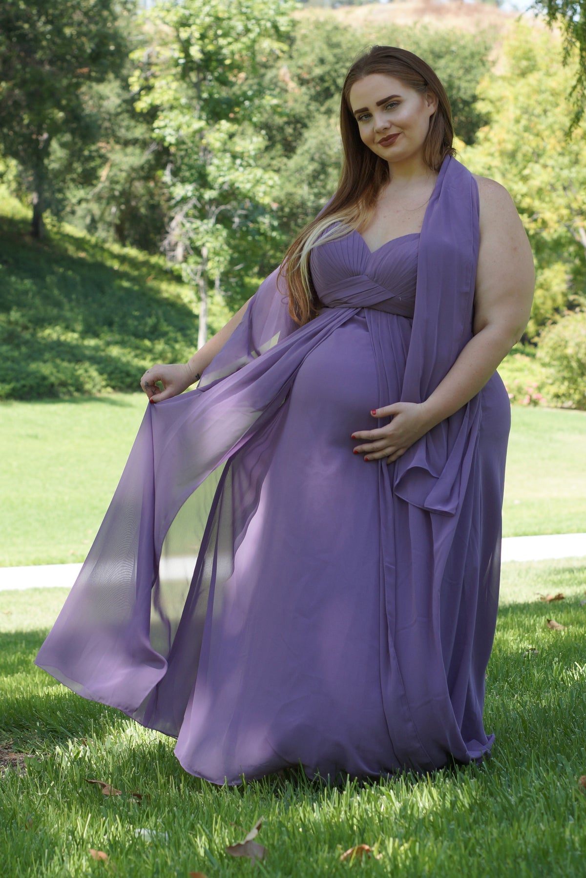 Strapless Maternity Gown – Mommylicious