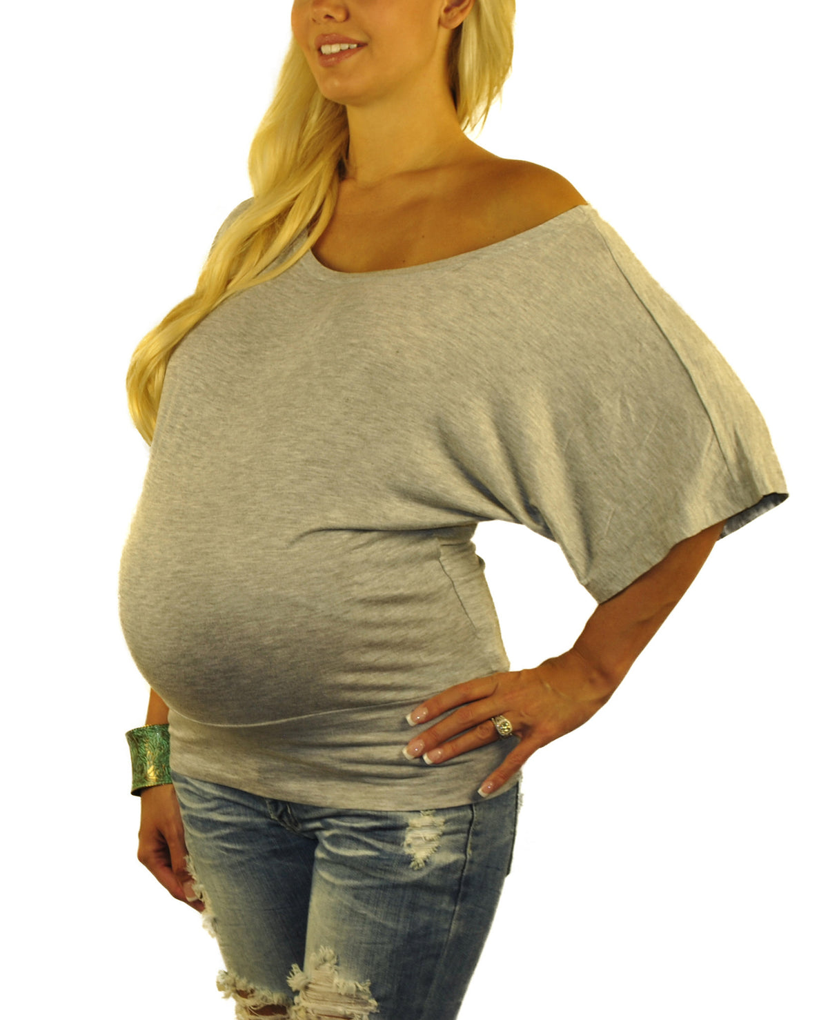 Plus Size Maternity Top - Mommylicious