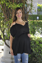 Strappy-Back Maternity Tunic - Mommylicious