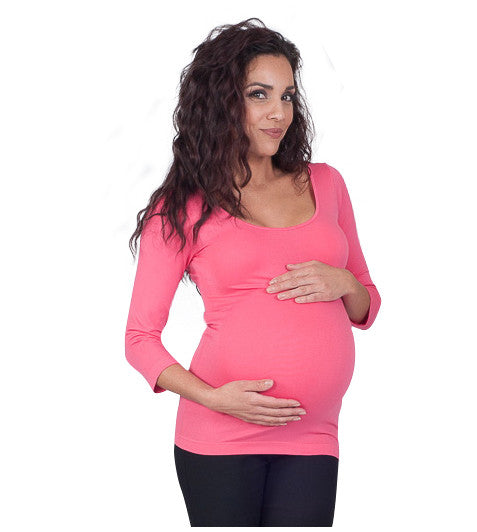 White Maternity Tops - Back To Basics - Mommylicious