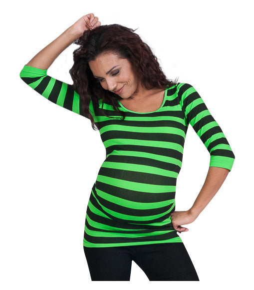 Striped Maternity Tops - Back To Basics - Mommylicious