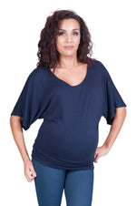 Too Jewel For School Dolman Maternity Top - Mommylicious