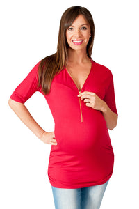 Zip Me Up - Maternity Top - Mommylicious