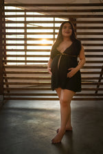 Glam In Gold Pregnancy Lingerie - Mommylicious