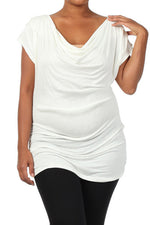White Maternity Tops-See It Through - Mommylicious