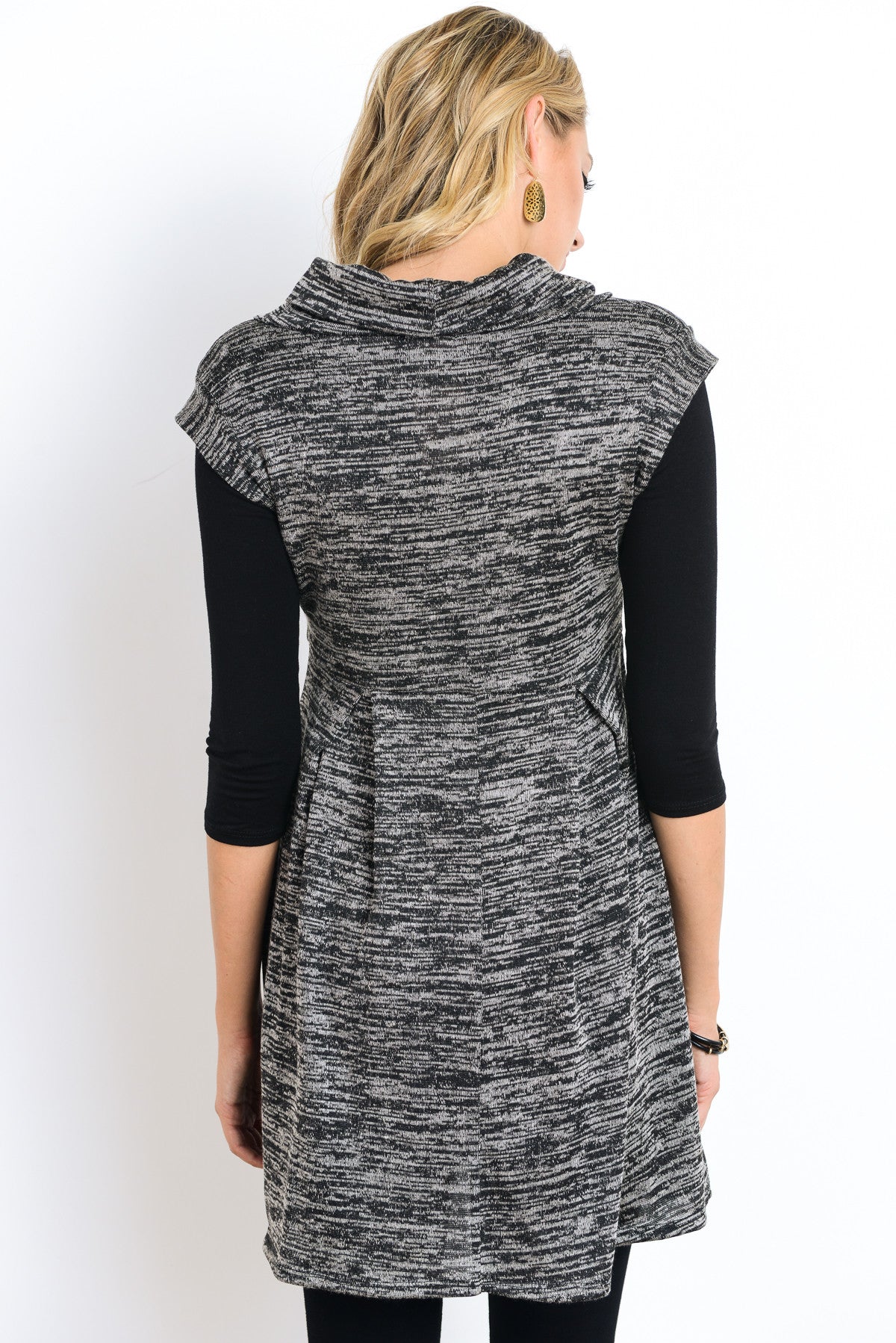 Cowl Neck Maternity Tunic - Mommylicious