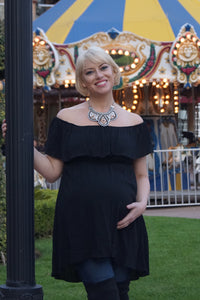 Off the Shoulder Maternity Top - Mommylicious