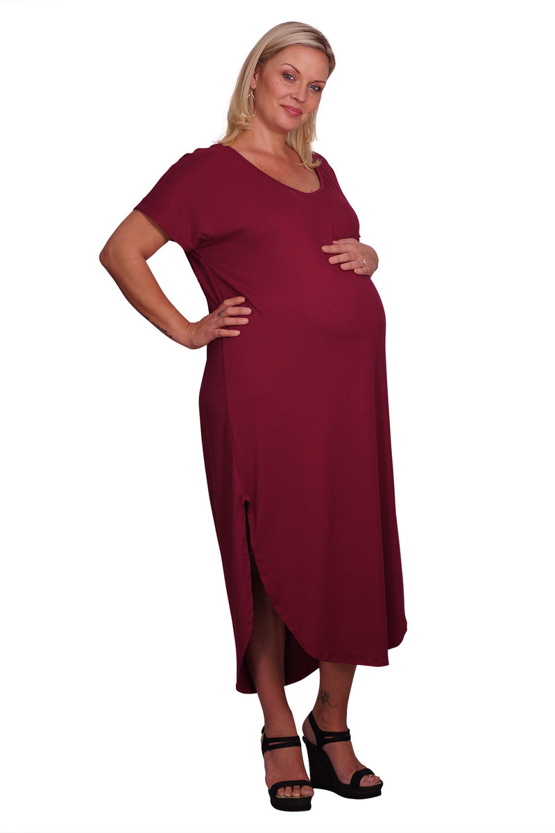 Plus Maternity Tee Dress - Mommylicious