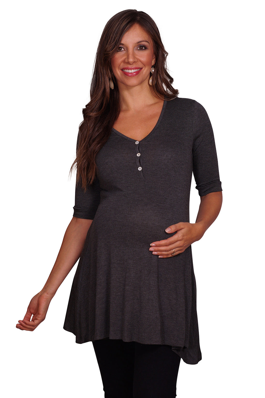 Button Down Maternity & Nursing Top - Mommylicious