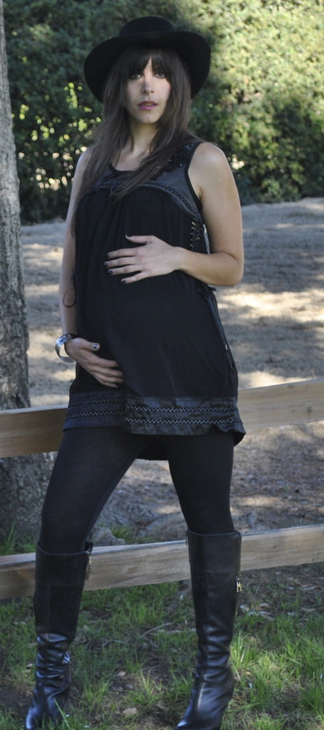 Sexy Maternity Clothes-Midnight Muse Top - Mommylicious
