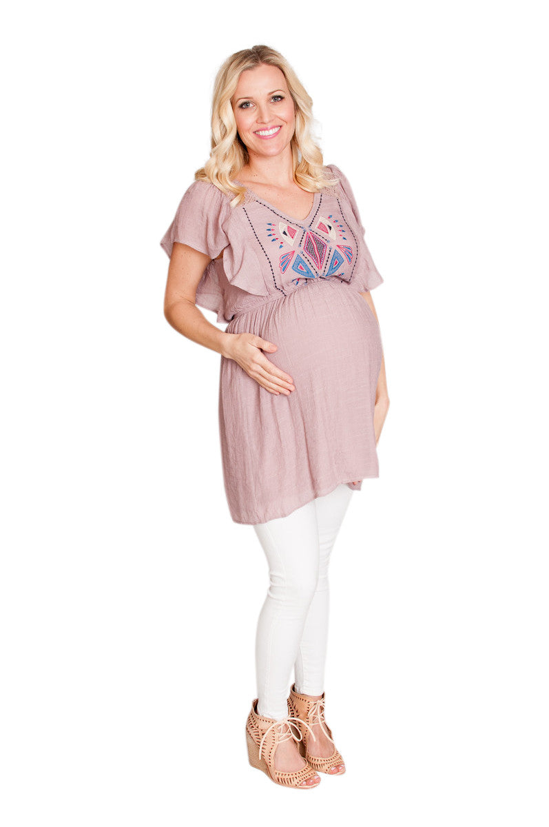 Stitches Of Love Maternity Top - Mommylicious
