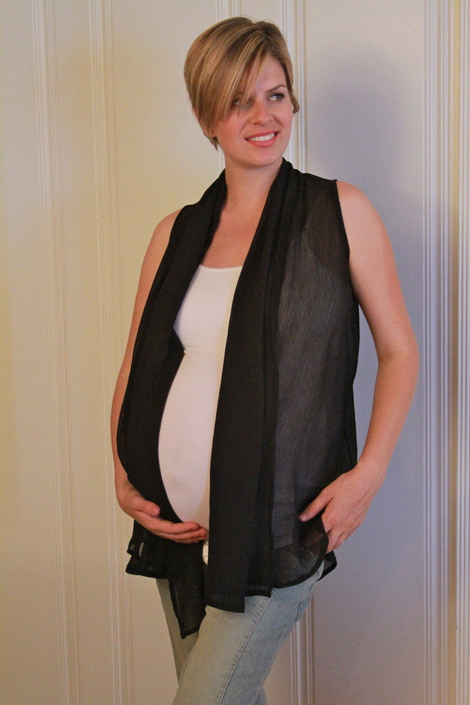 Trendy Maternity Tops - Geisha Vest - Mommylicious