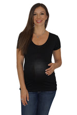 Back to Basics Scoop Neck Maternity Top - Mommylicious