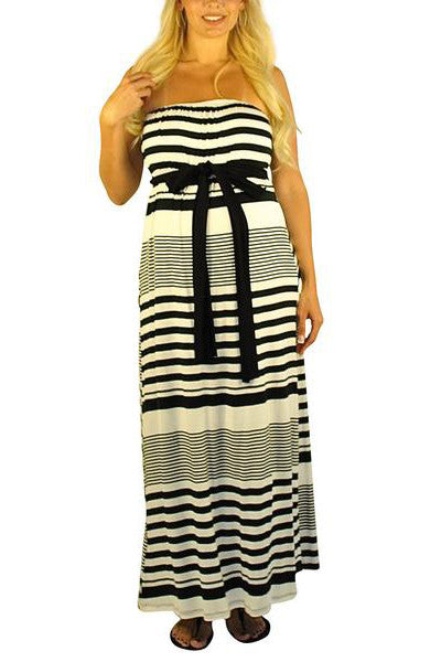 Striped Maternity Dresses - Simplicity On A Saturday - Mommylicious