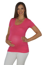 Scoop Neck Maternity Top - Mommylicious